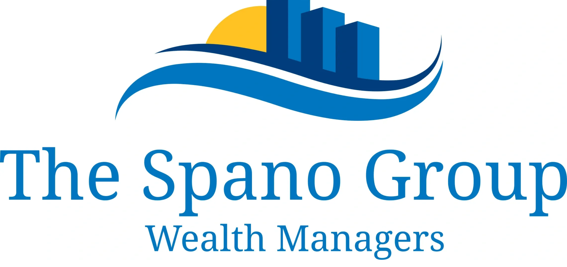 A logo of the spano group wealth management.